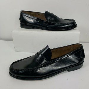 Florsheim Berkley Black Leather Loafers Men Sz 15D